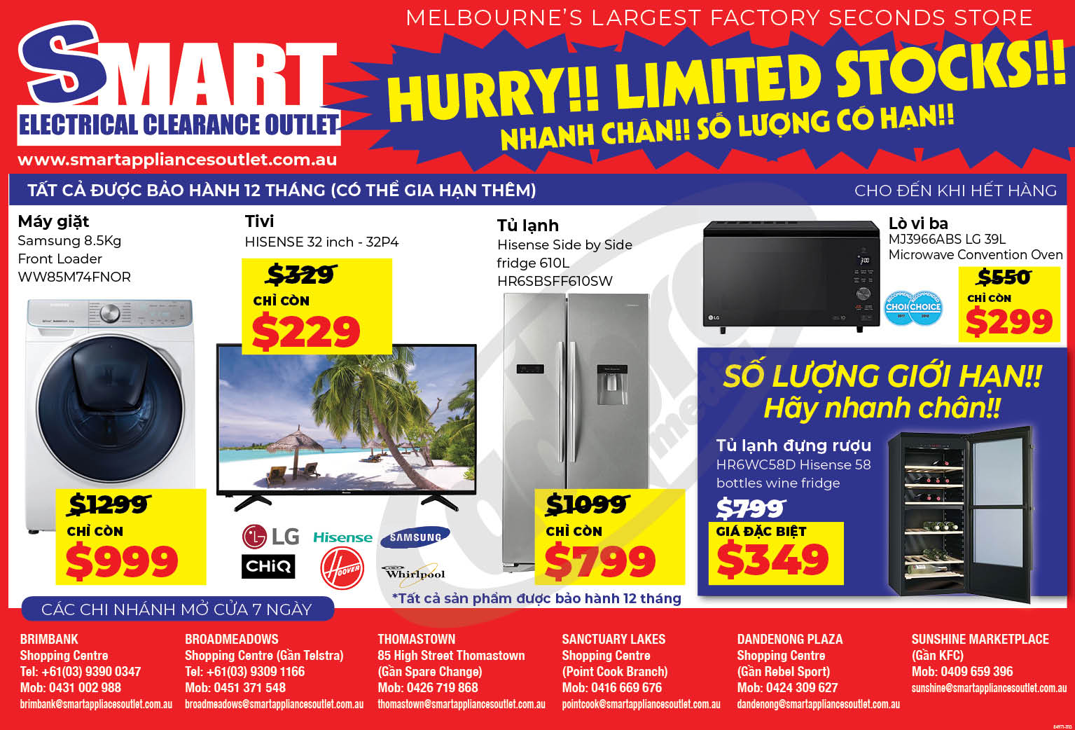 Smart Electrical Clearance Outlet Đồ điện gia dụng tốt nhất tại