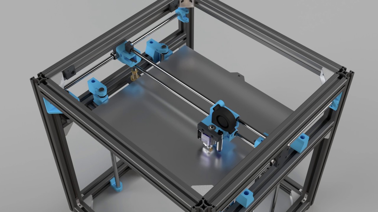 Bộ part nhựa cho máy in3d Hypercube bàn nâng khổ lớn Việt Machine