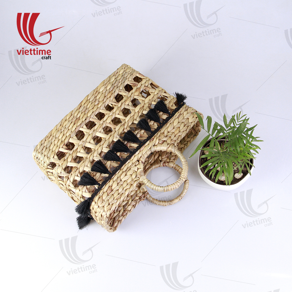 Water Hyacinth Basket Shopping Bag Wholesale / Viettime Craft