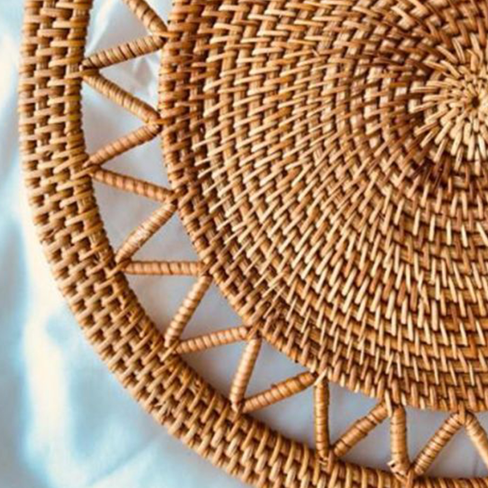 Rattan Placemat sku M00396 Wholesale /Viettime Craft