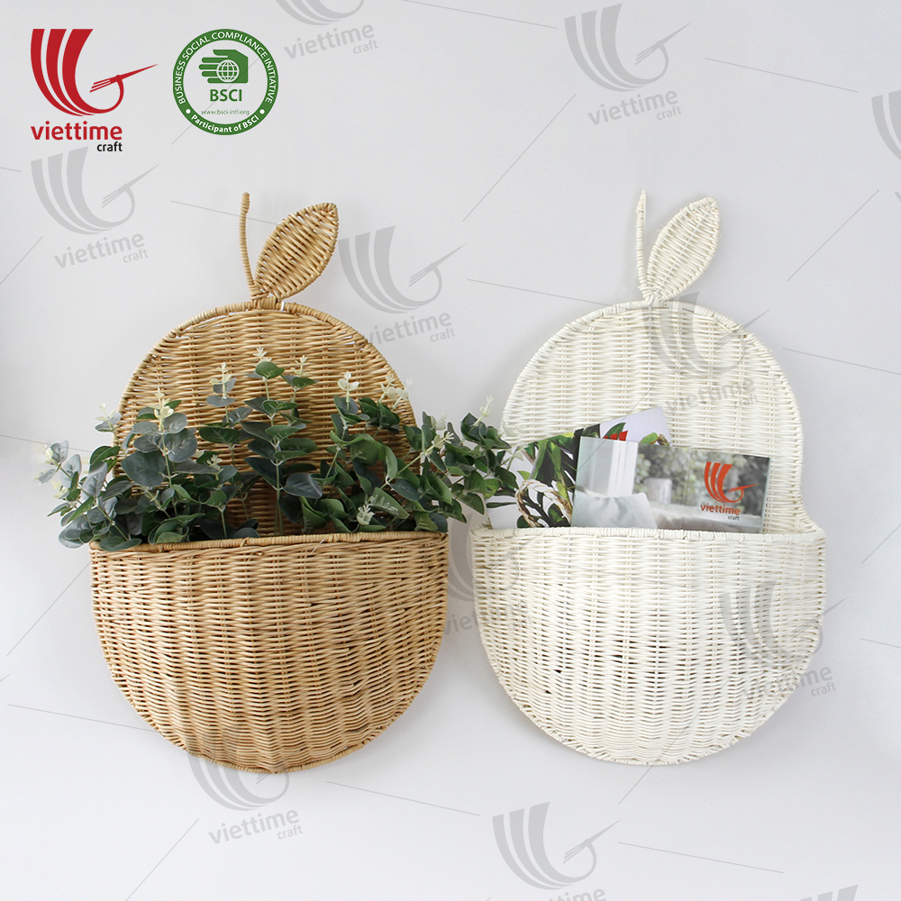 SET Color Rattan Hanging Basket Wholesale/ Viettime Craft