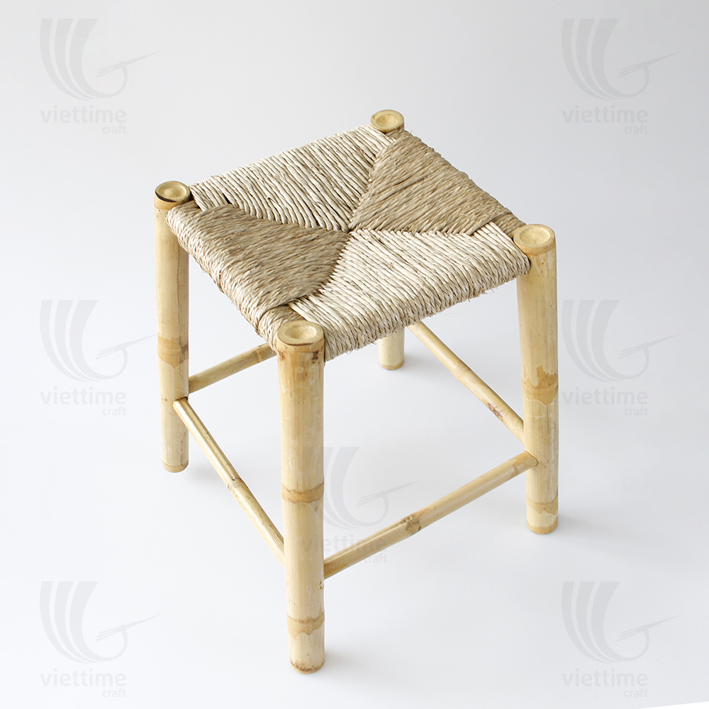 Bamboo Stool Chair sku TD00224/ Viettime Craft JSC in Vietnam