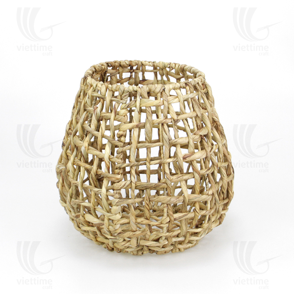 Water Hyacinth Basket sku B00239/ Viettime Craft JSC