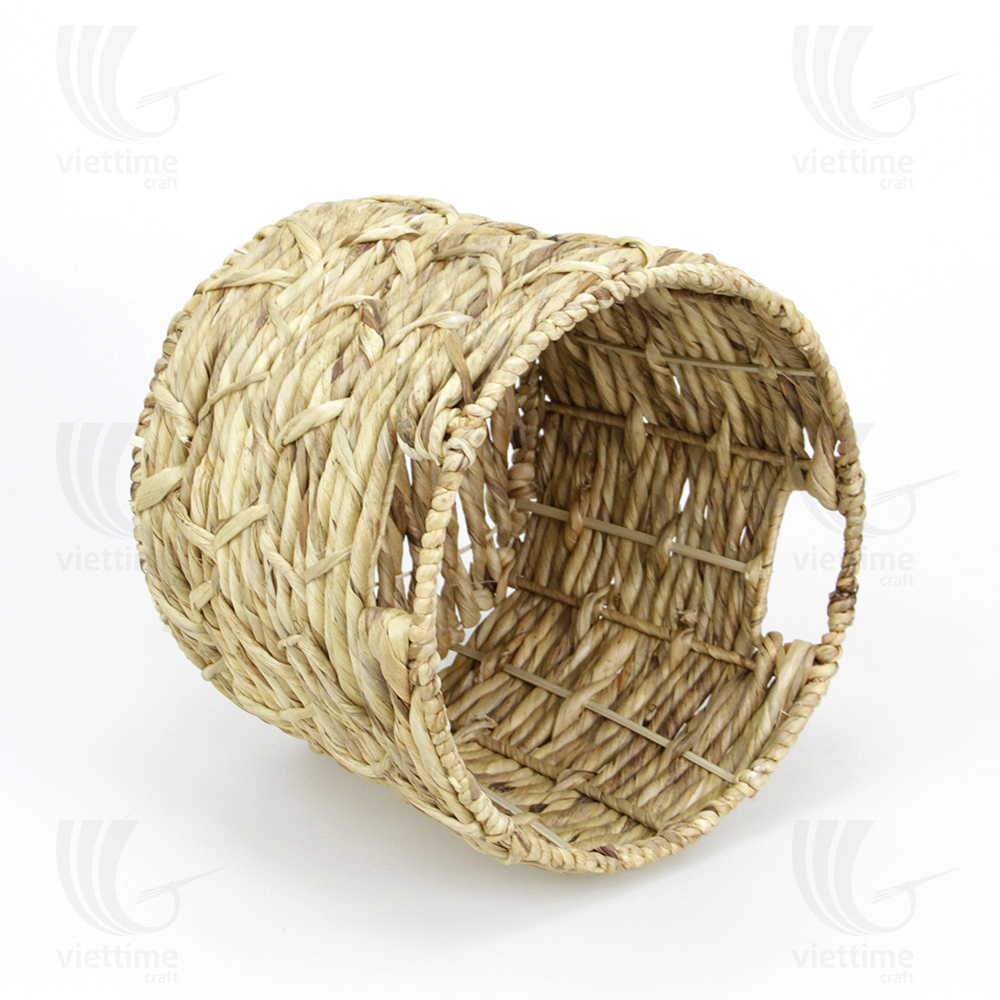 Water Hyacinth Basket sku B00238/ Viettime Craft JSC