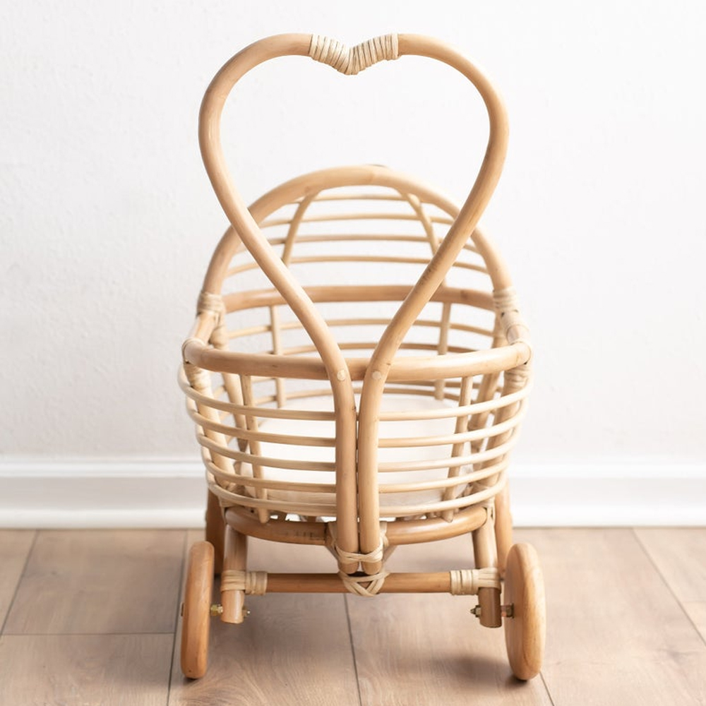 Rattan Doll Stroller Sku M00235 Wholesale/ Viettime Craft JSC