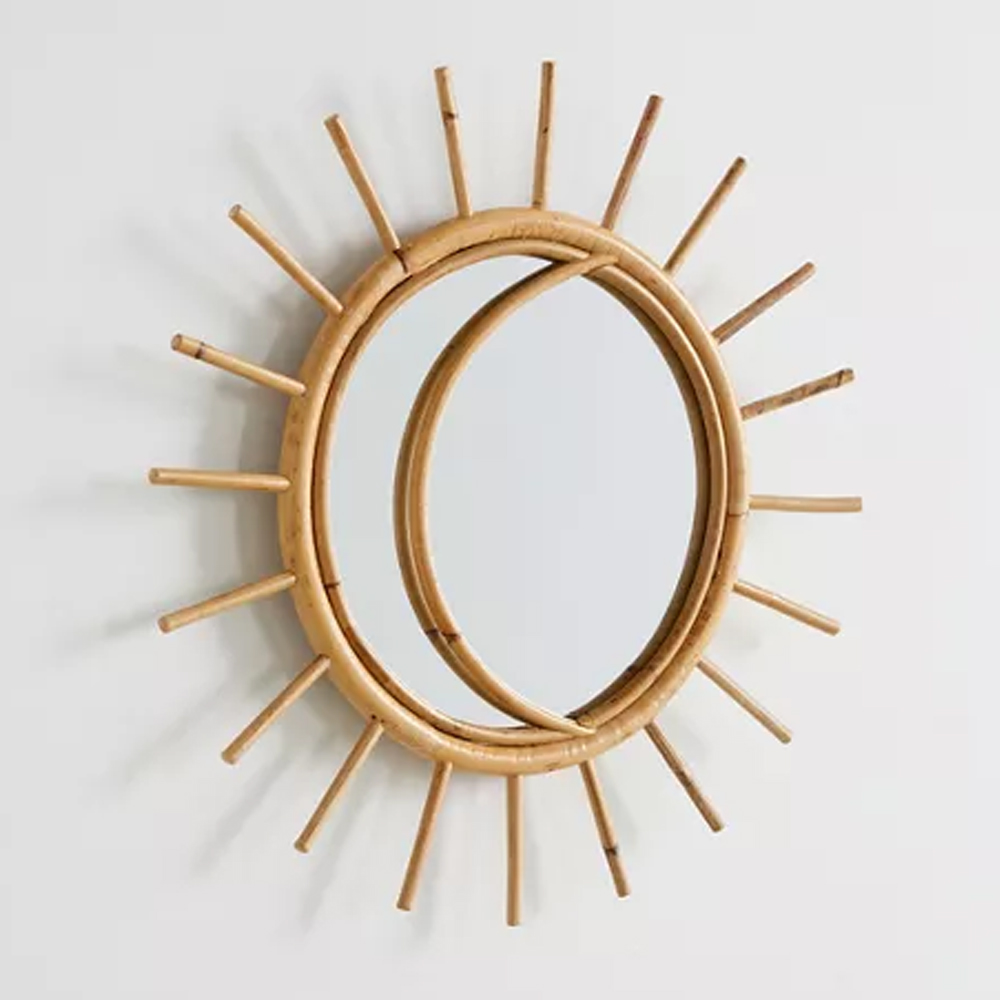 Rattan Mirror sku M00200 Wholesale from Viettime Craft