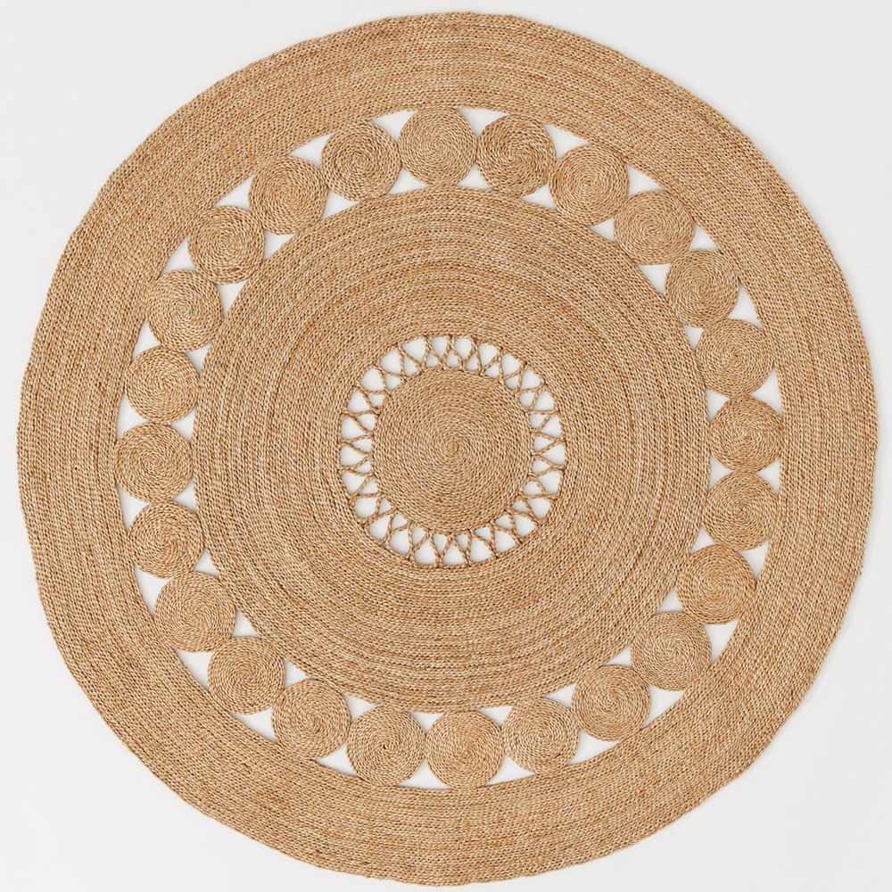 Jute rug sku SD0009 from Viettime Craft Wholesale