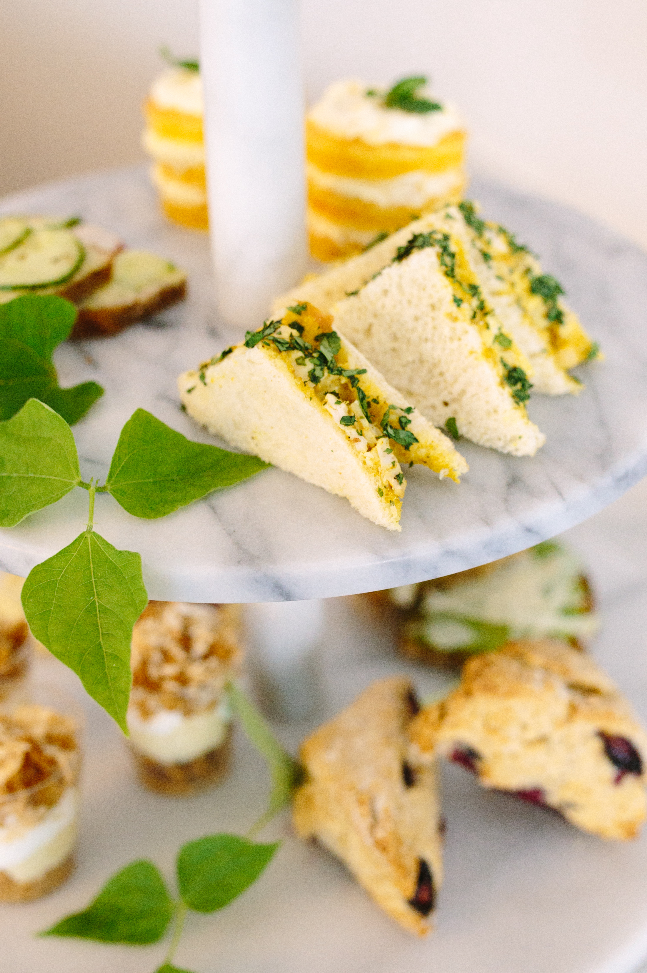 modern afternoon tea View + Vine