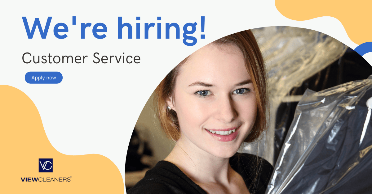 Now Hiring Dry Cleaning Customer Service Representative View Cleaners Family owned and