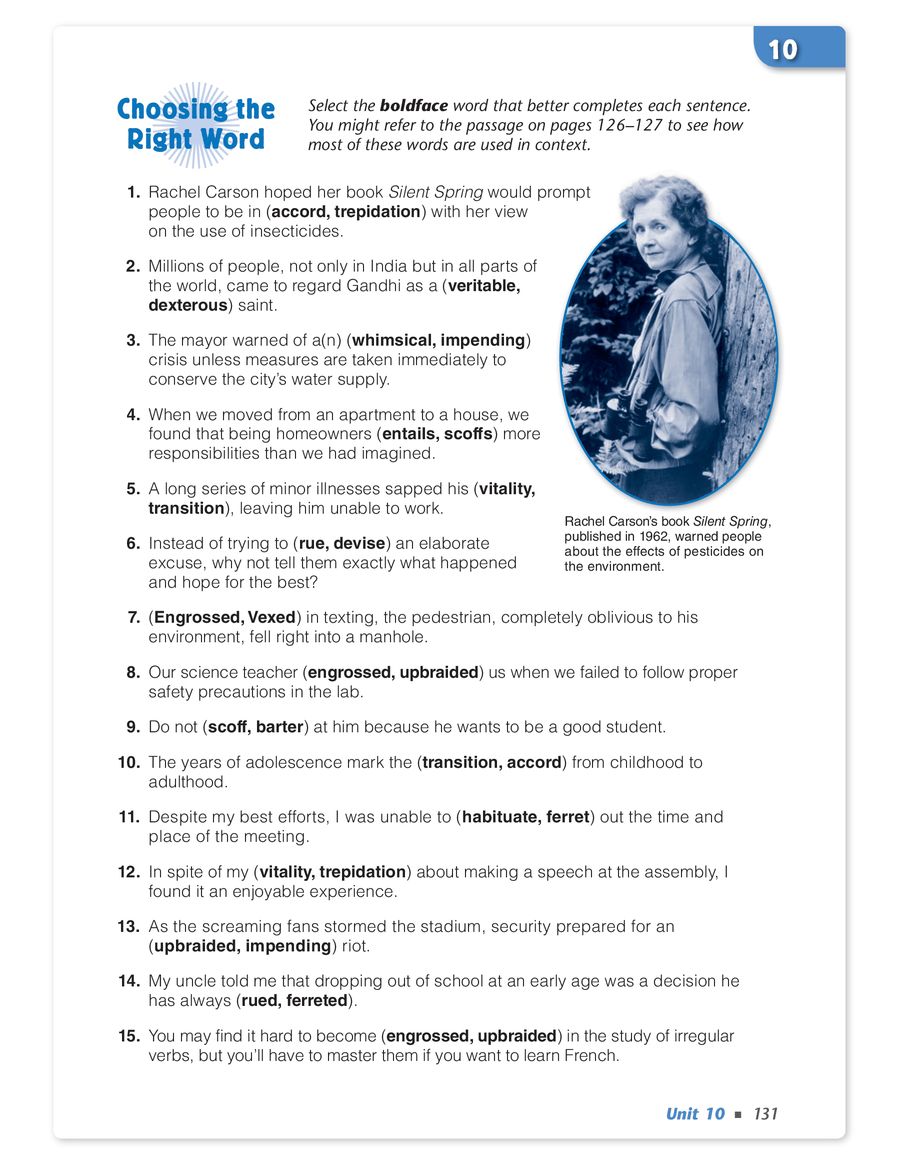 Sadlier Vocabulary Workshop Level B Unit 12 Answer Key Pdf krialb