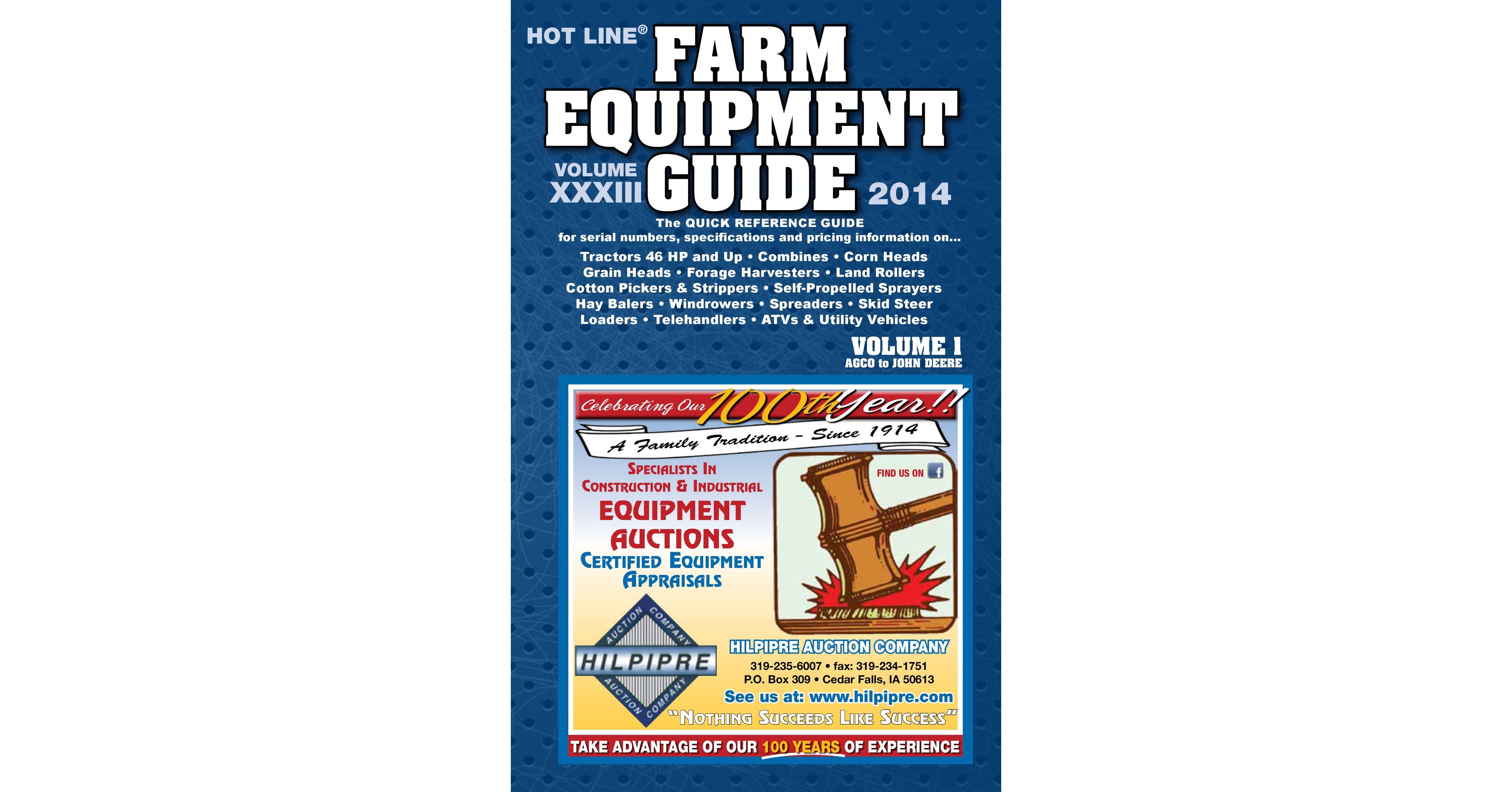2014 Farm Equipment Guide Sample