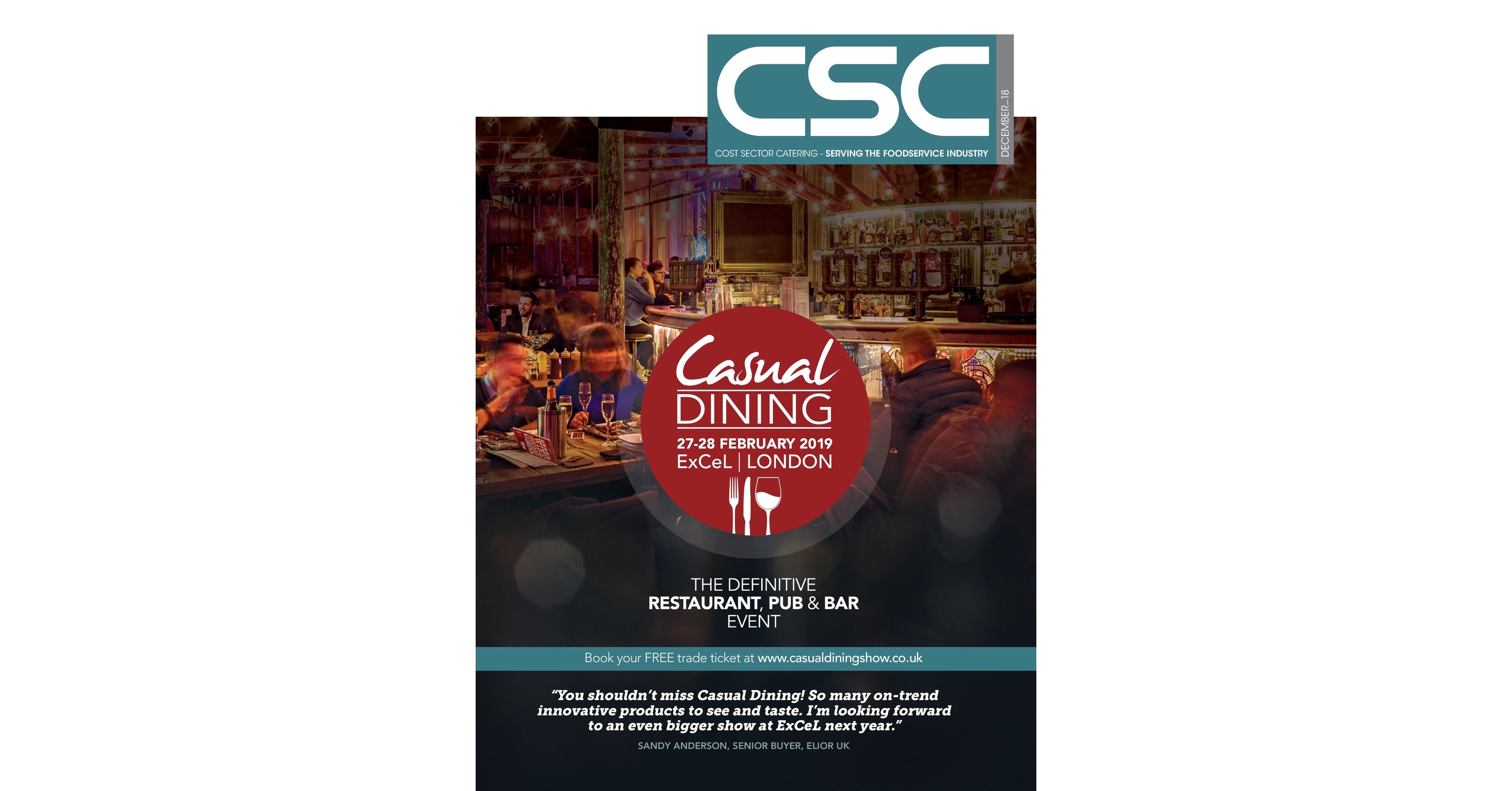 Cost Sector Catering December 2018