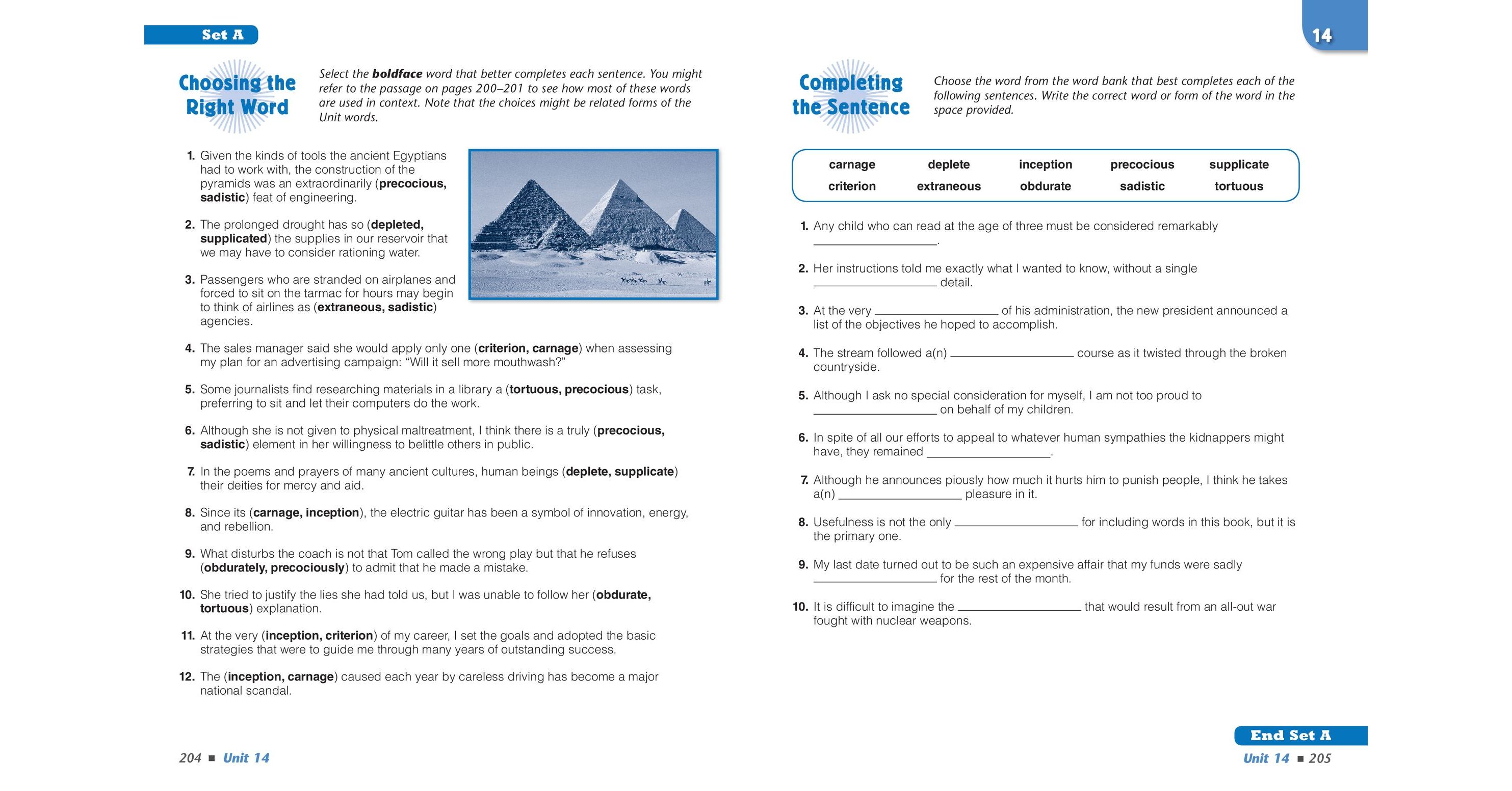 Vocabulary Workshop Achieve, Level F (Grade 11), Student Edition
