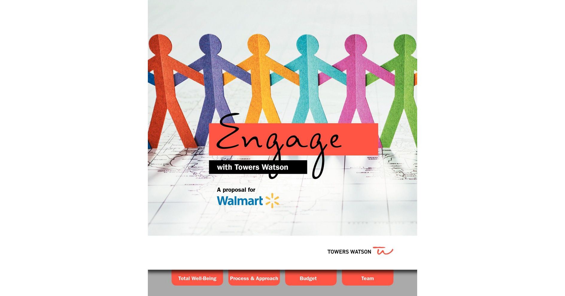 Engage with Towers Watson A Proposal for Walmart