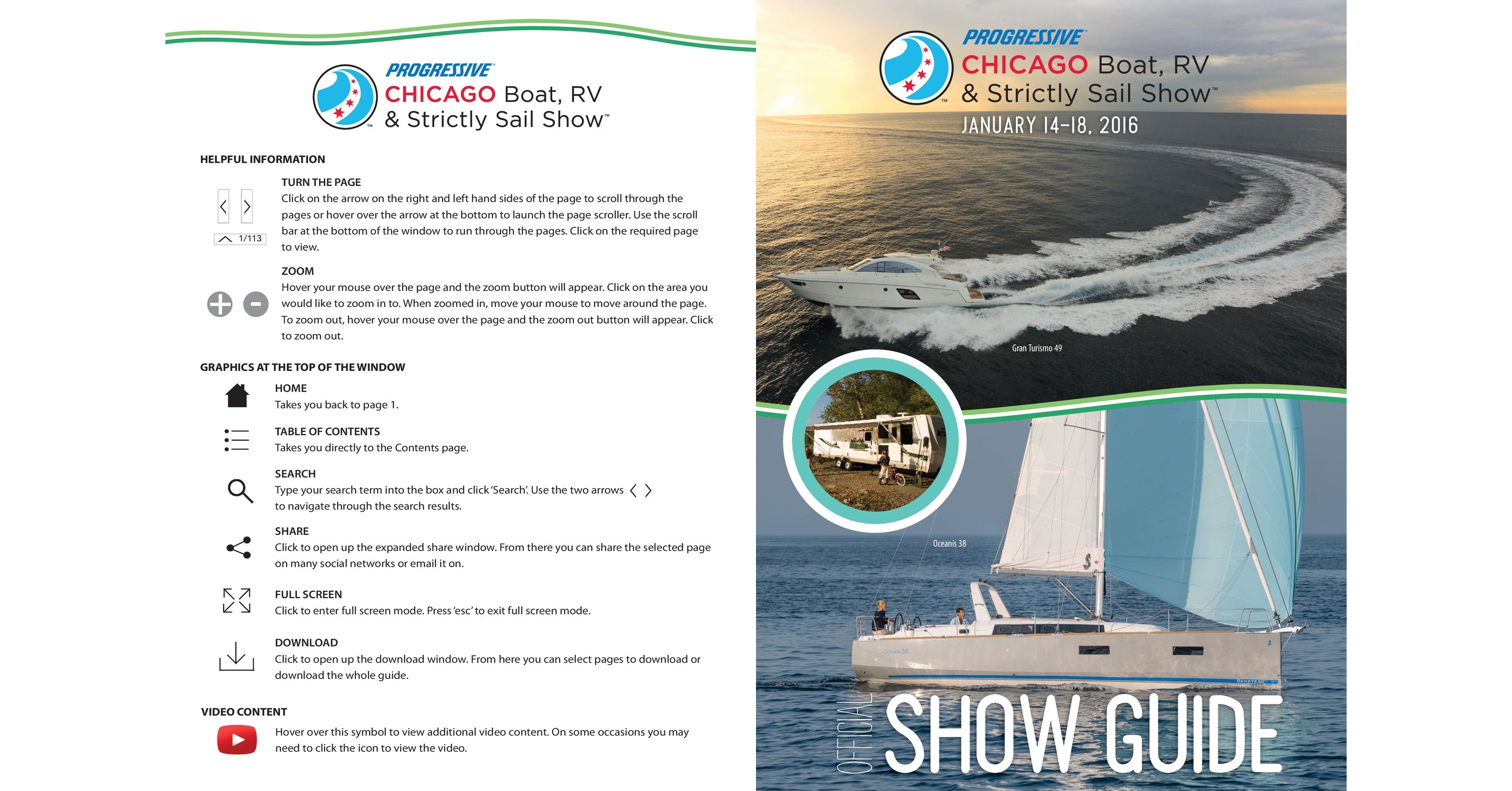 Progressive® Insurance Chicago Boat, RV & Strictly Sail Show®