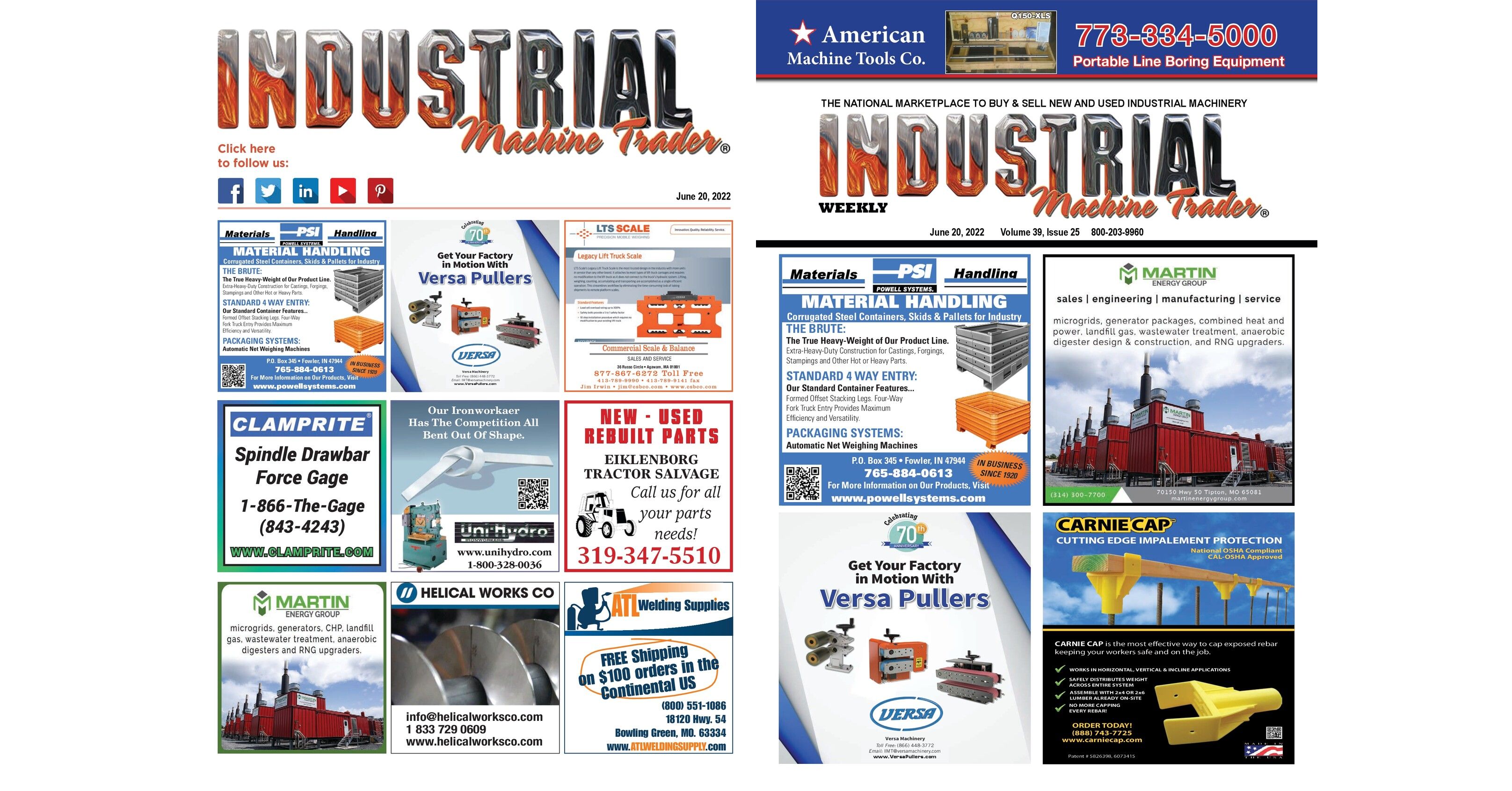 June 20, 2022 Industrial Machine Trader