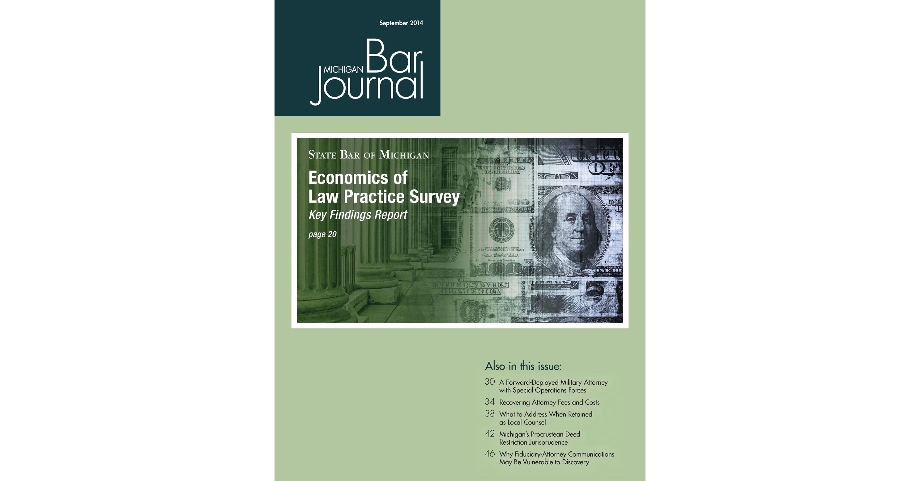 Michigan Bar Journal September 2014