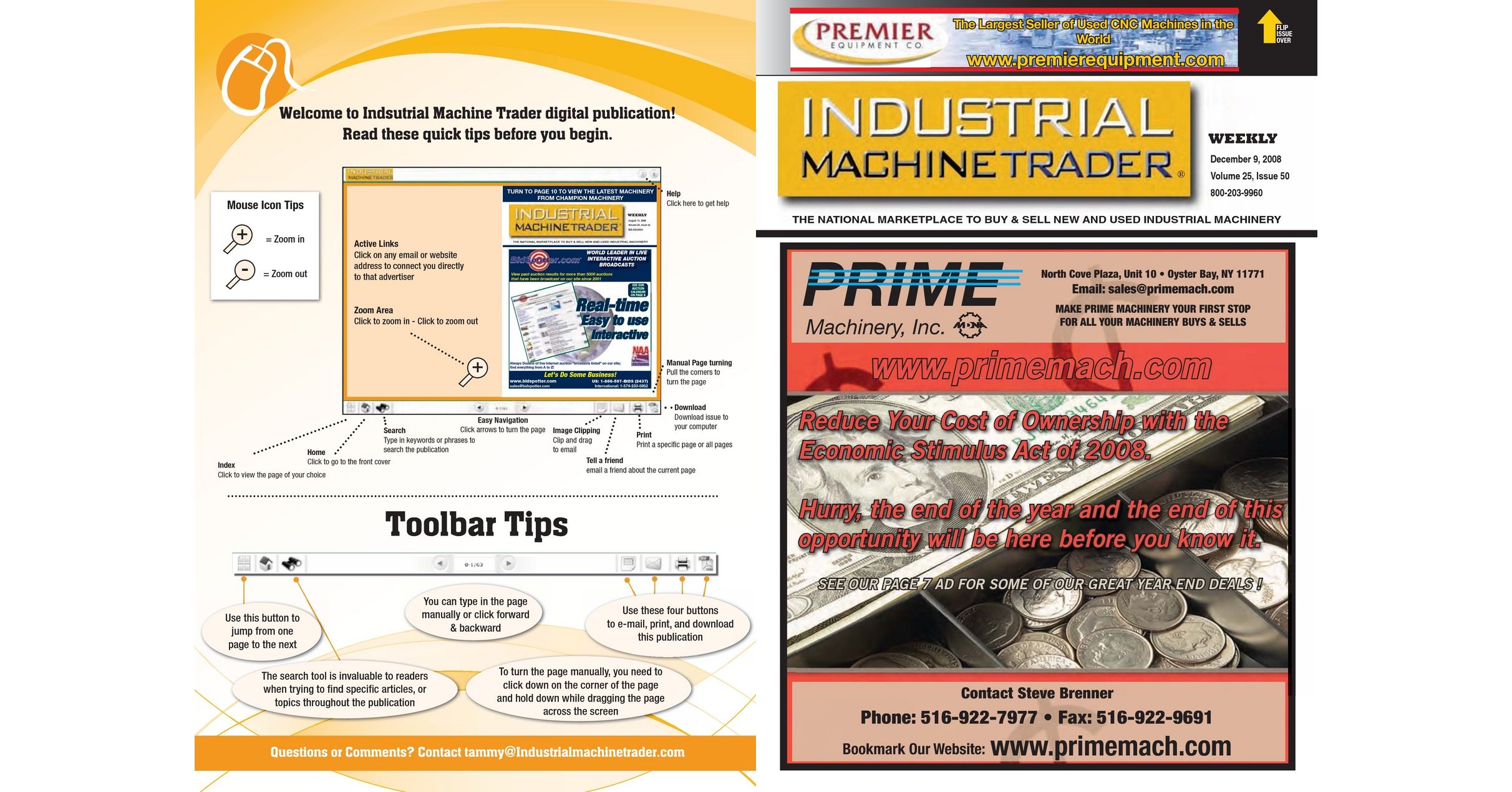 Industrial Machine Trader Dec. 9, 2008