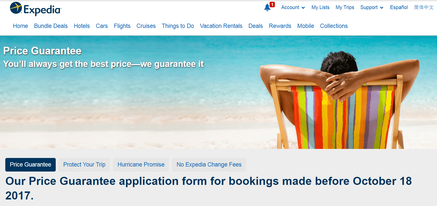 Did Expedia Quietly Eliminate its Best Price Guarantee? View from the