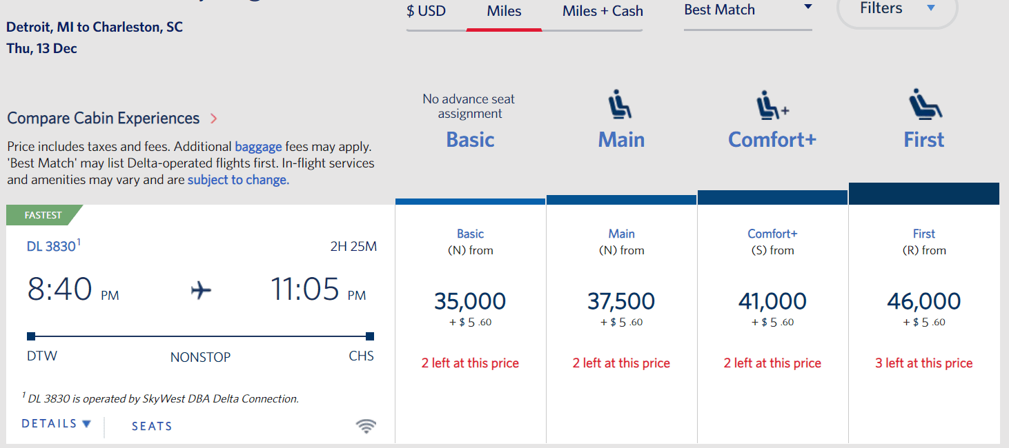 Delta Explains Their New Basic Economy Award Ticket Restrictions View