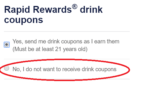 How to Get Free and Discounted Drinks on Southwest Airlines - View from