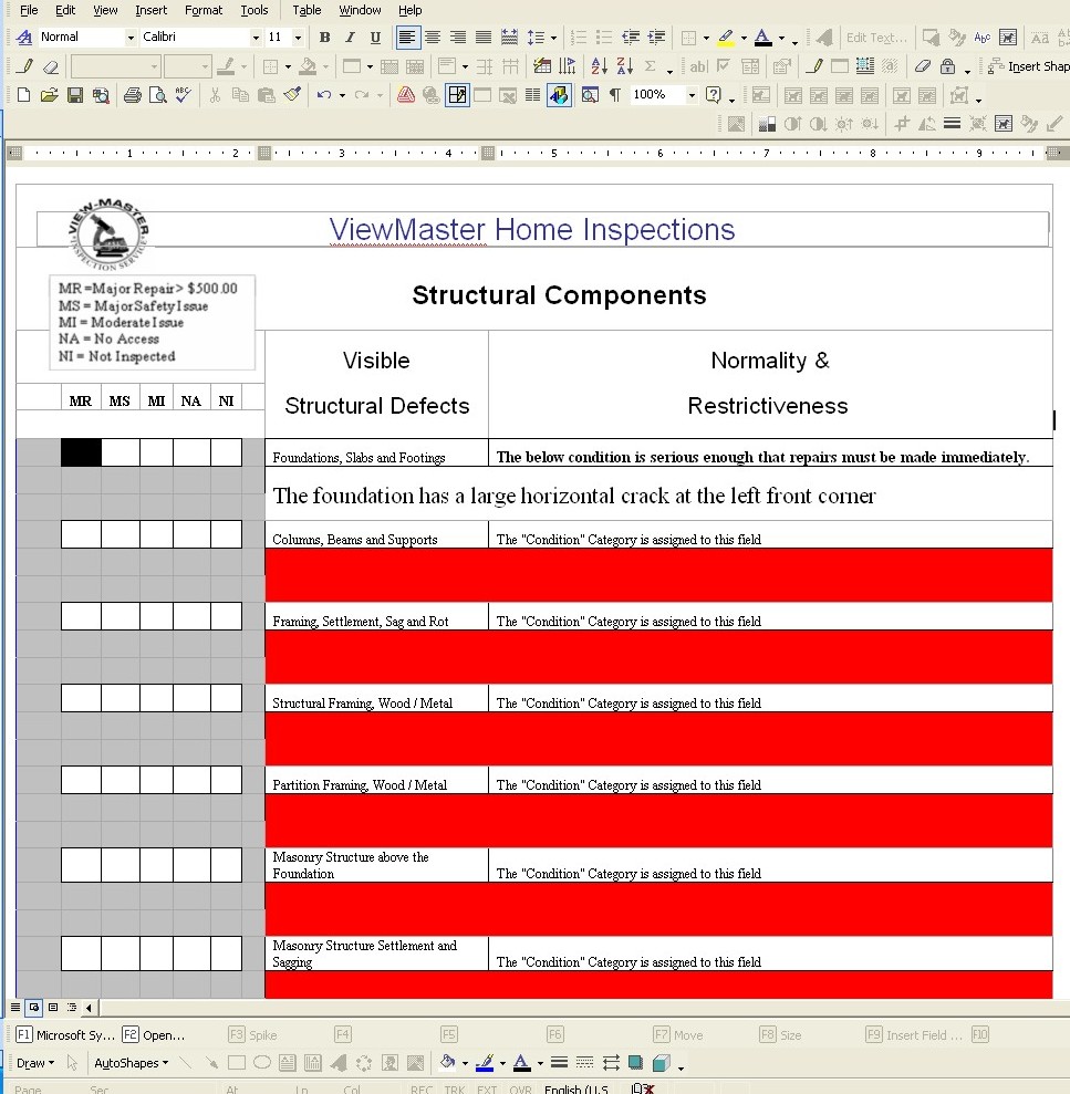 Home Inspection Report ViewMaster ViewMaster Home Inspections NJ