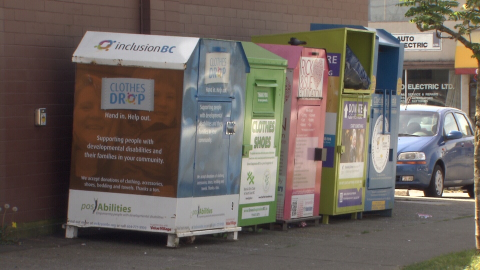 Time to BAN The Street Clothing Donation Bins Viewpoint Vancouver