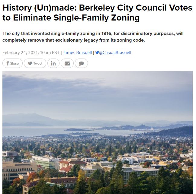 The End of the Beginning SingleFamily Zoning in Berkeley Viewpoint