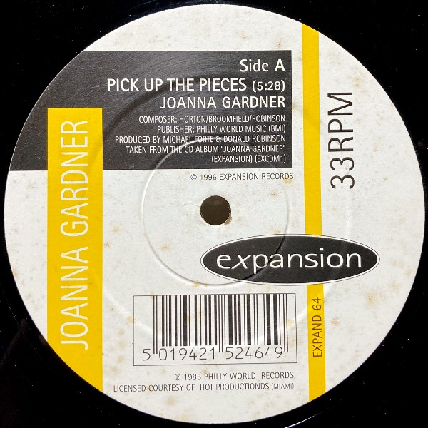 JOANNA GARDNER / SYLVIA STRIPIN / PICK UP THE PIECES / YOU CAN'T TURN