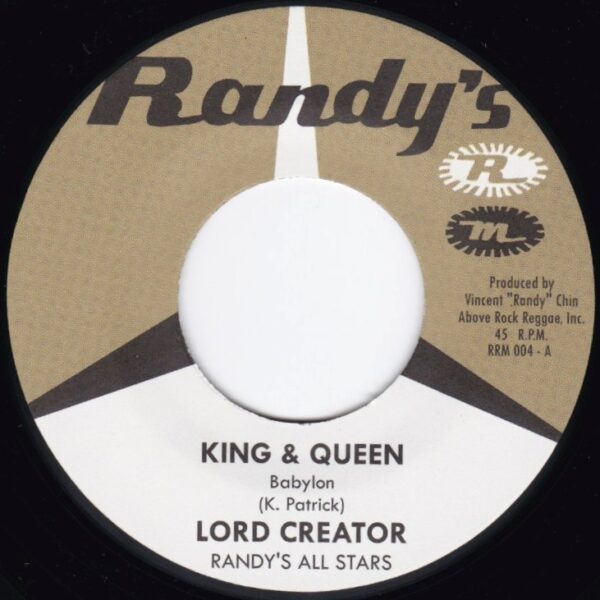 LORD CREATOR / KING & QUEEN / INDEPENDENT JAMAICA / 7" / RECORD SHOP VIEW
