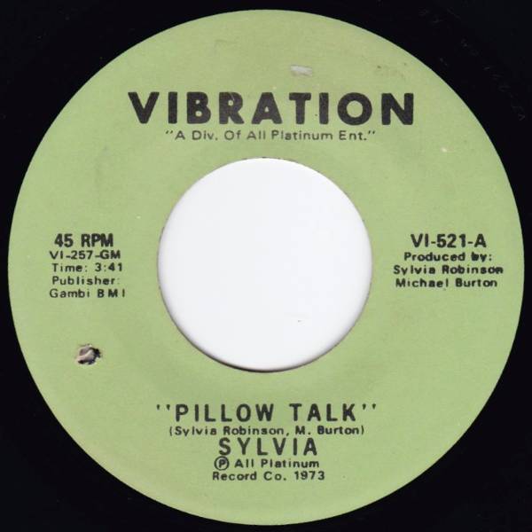 SYLVIA / PILLOW TALK / MY THING / 7" / RECORD SHOP VIEW