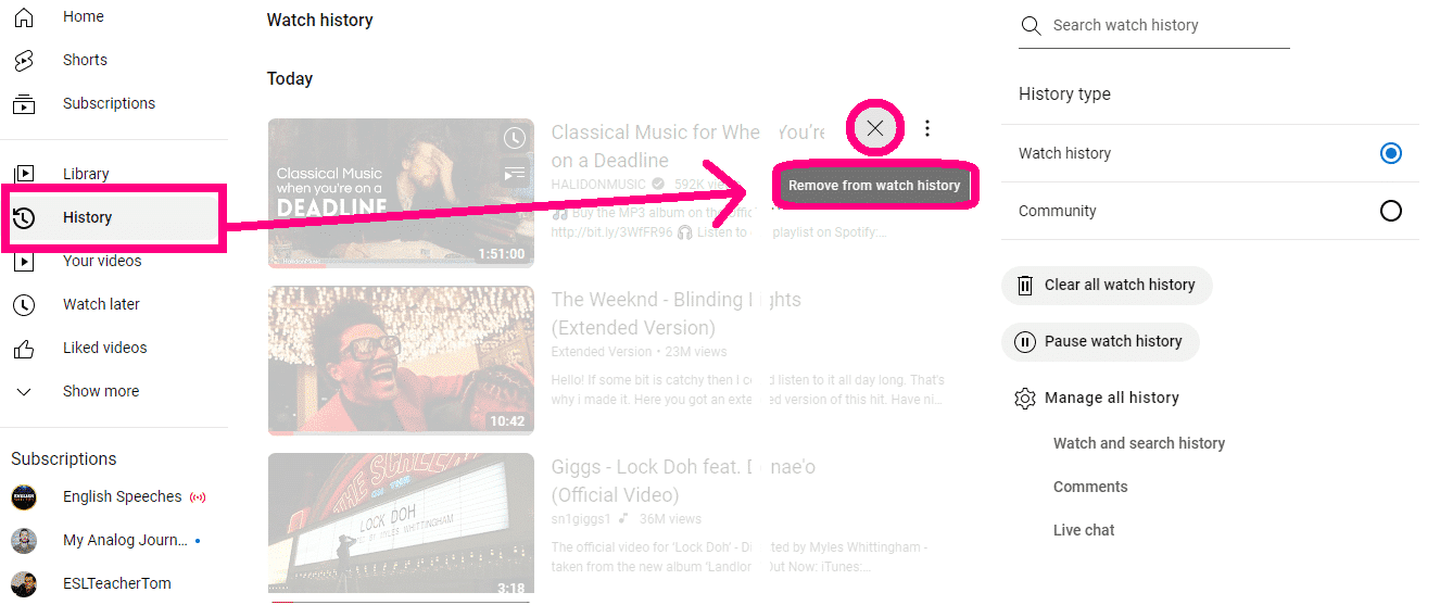 How to Clear YouTube History on Different Devices