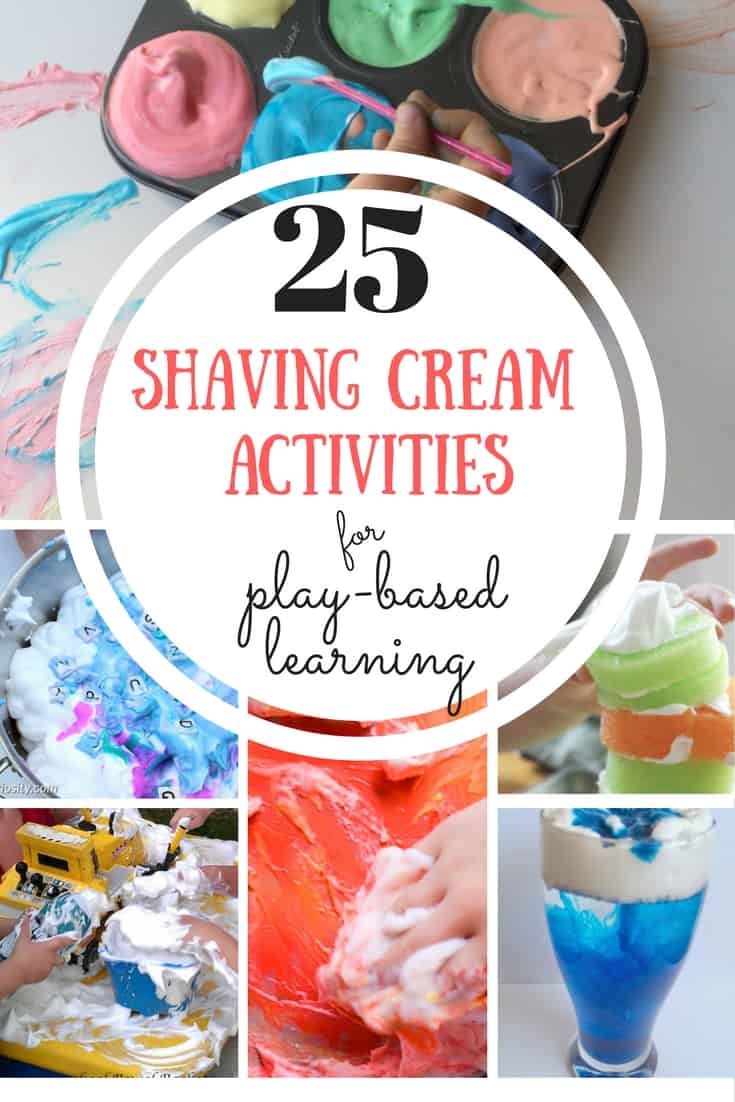 25 Shaving Cream Simple Setups for PlayBased Learning