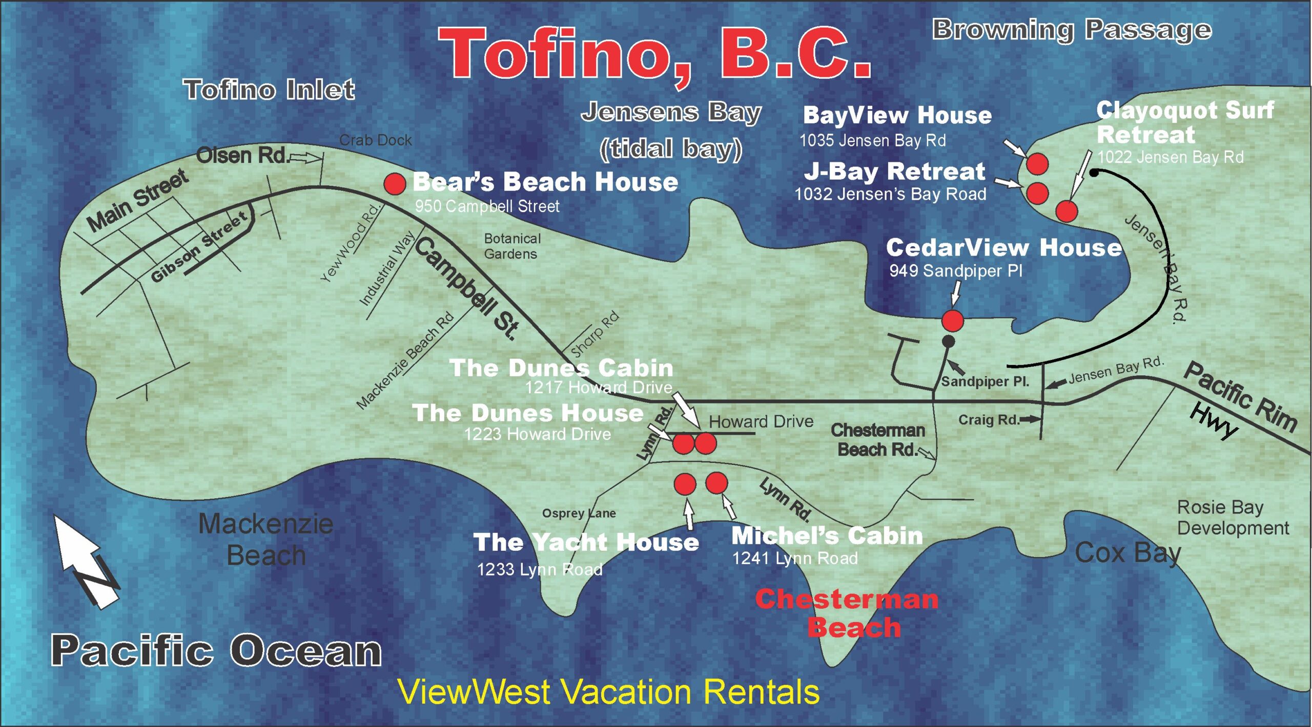 BayView House Luxury Tofino vacation rental