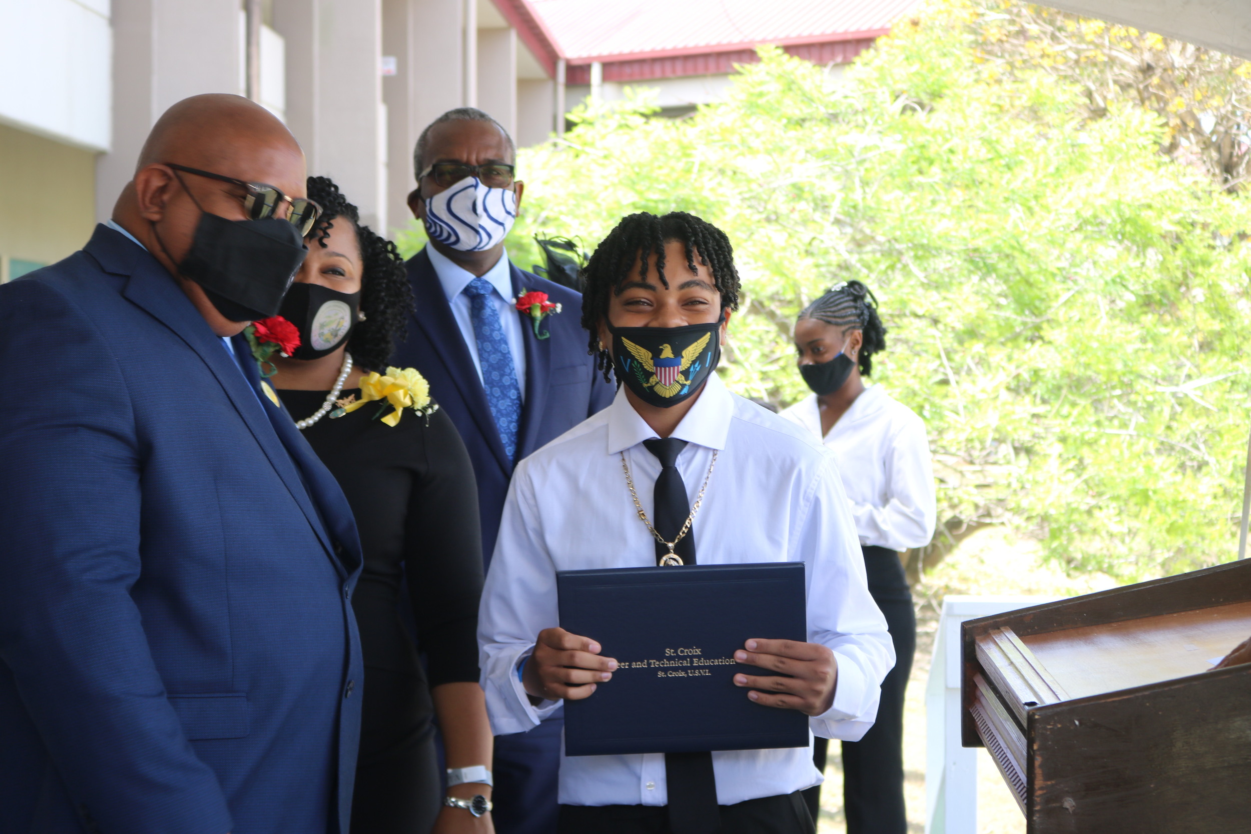 St. Croix Career & Technical Education Center Holds USVI’s 1st Hybrid