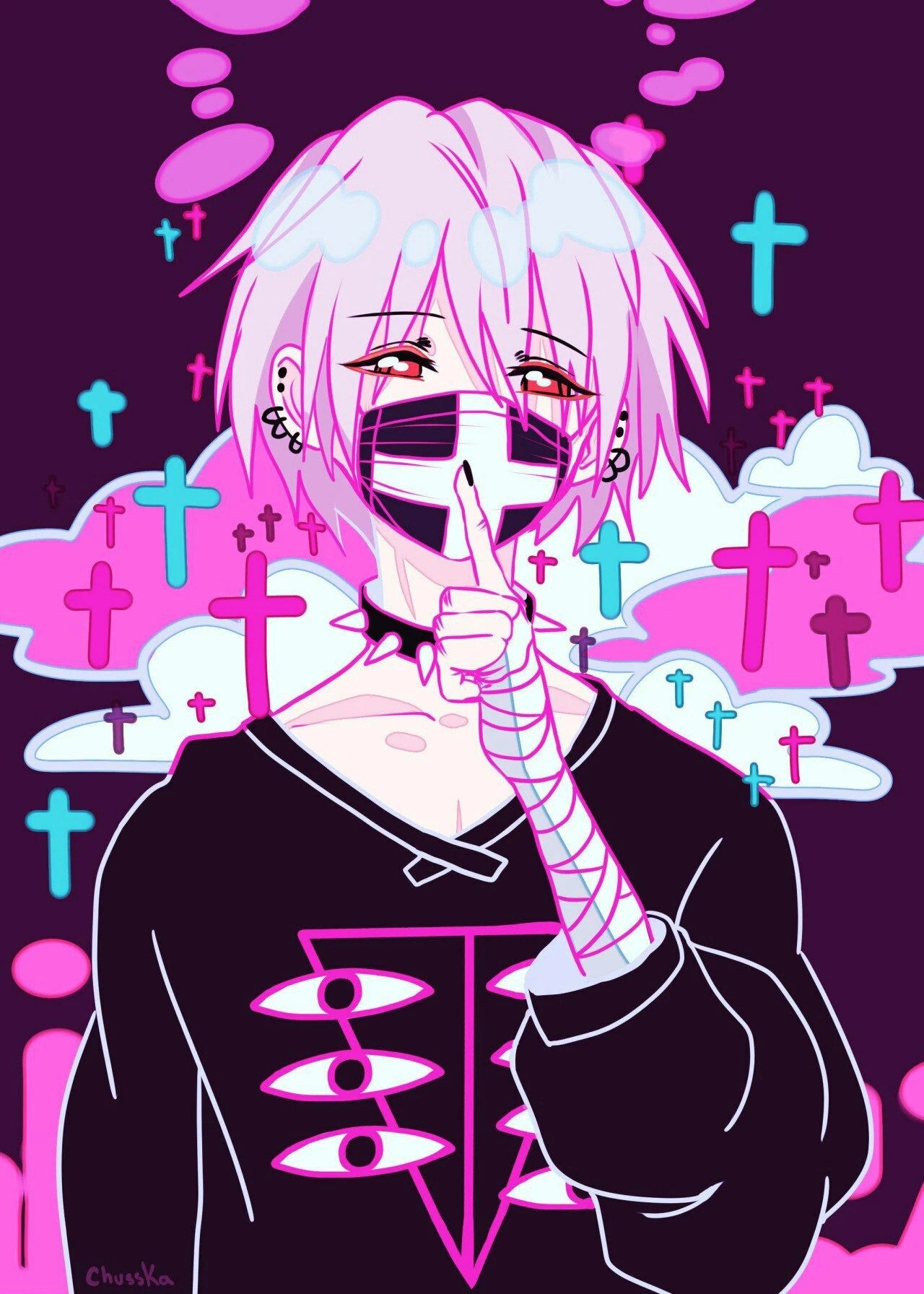 cute goth boy pfp | Family Man Librarian