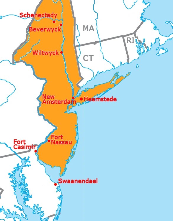 Map Of New Netherlands Image New Netherland (CtG).png Alternative History FANDOM powered