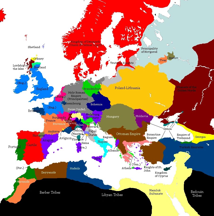 1430 Map Of Us Europe 1430, Number II (Map Game) Alternative History FANDOM