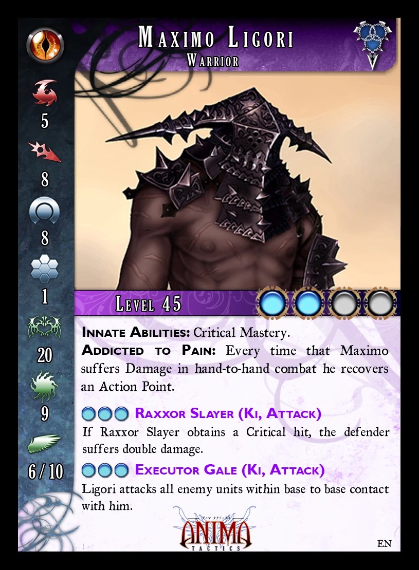 Maximo Ligori Anima Tactics Wiki Fandom