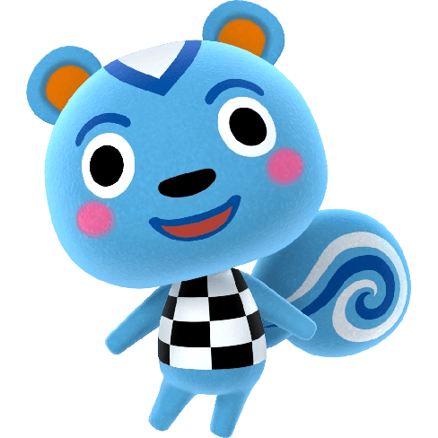 blue squirrel animal crossing