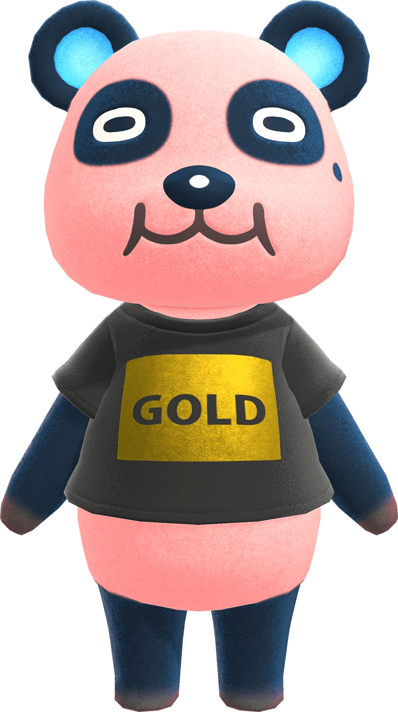 bears in animal crossing - Gel French Manicure