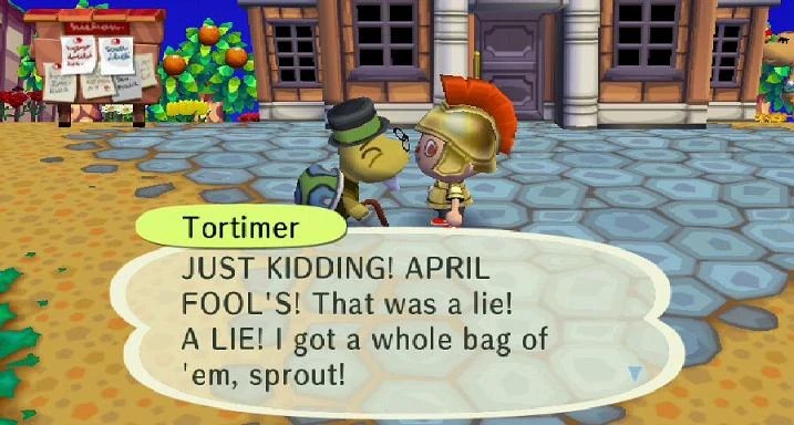 April Fool's Day Animal Crossing Wiki FANDOM powered by Wikia