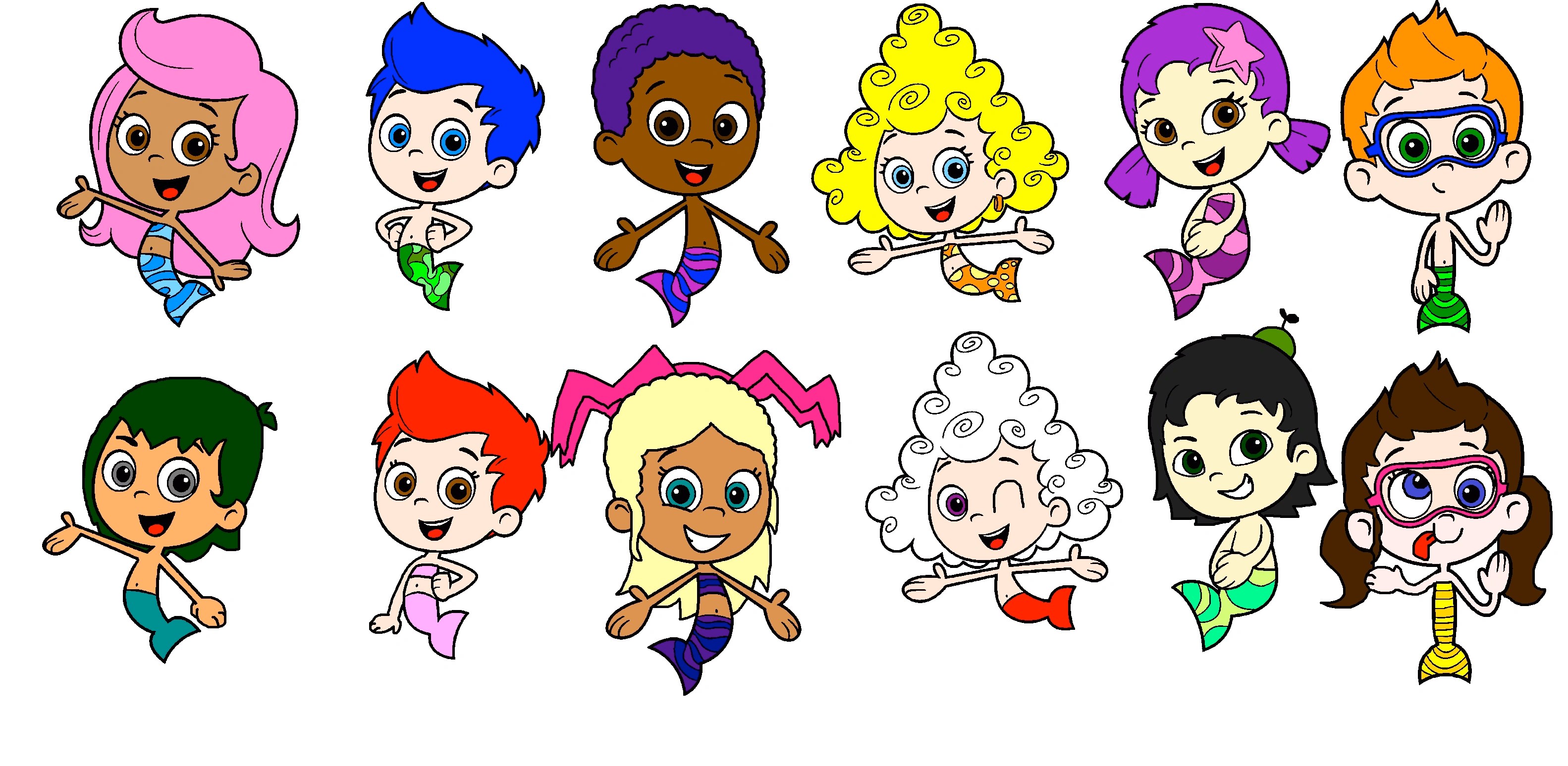 Bubble Guppies Coloring Pages Zooli - Coloring and Drawing