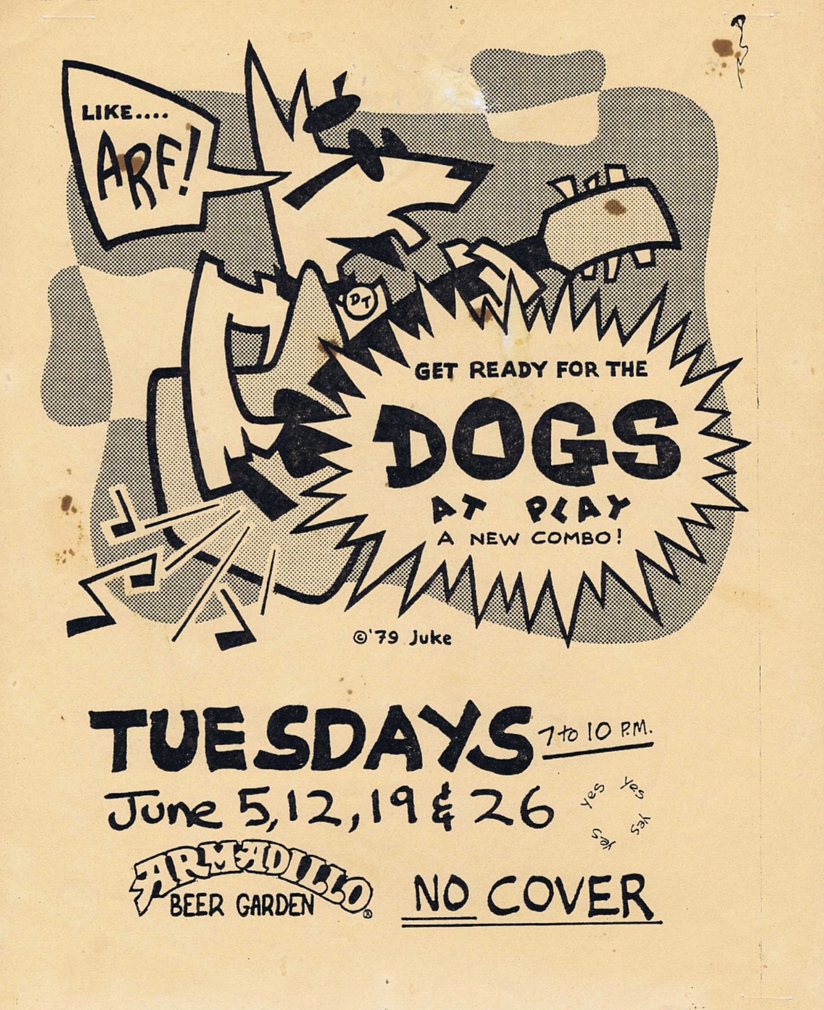 June 12, 1979 Armadillo World Headquarters Beer Garden, Austin, TX