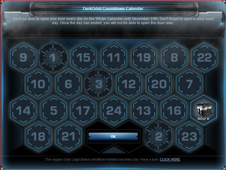 Winter events/Winterfest calendar DarkOrbit FANDOM powered by Wikia