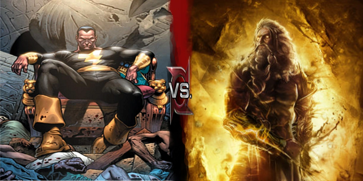 User blogMonkey Doctor 33/Black Adam (New Earth) vs Zeus (God of War