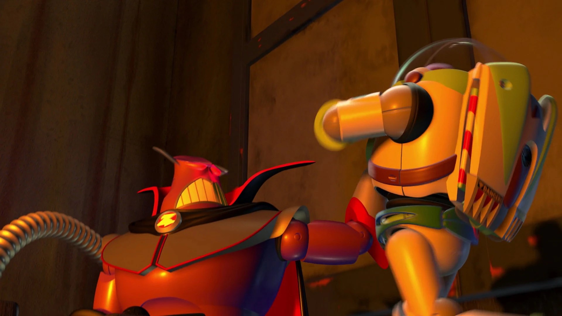 toy story 2 buzz lightyear vs zurg battle