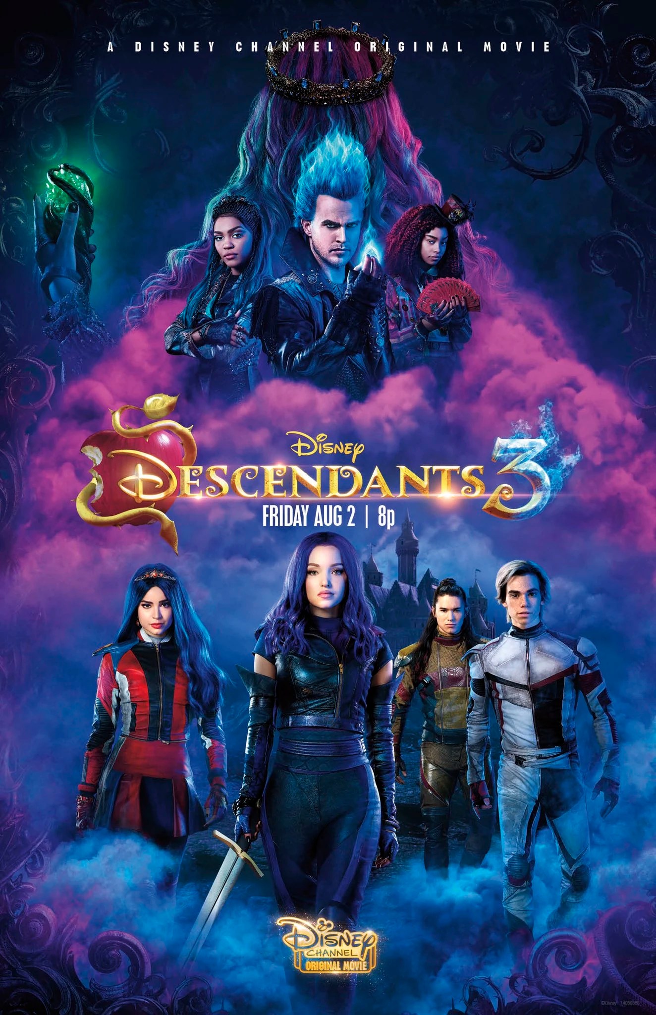 Descendants 3 Coloring Pages Printable Audrey - Creative Hobby Place