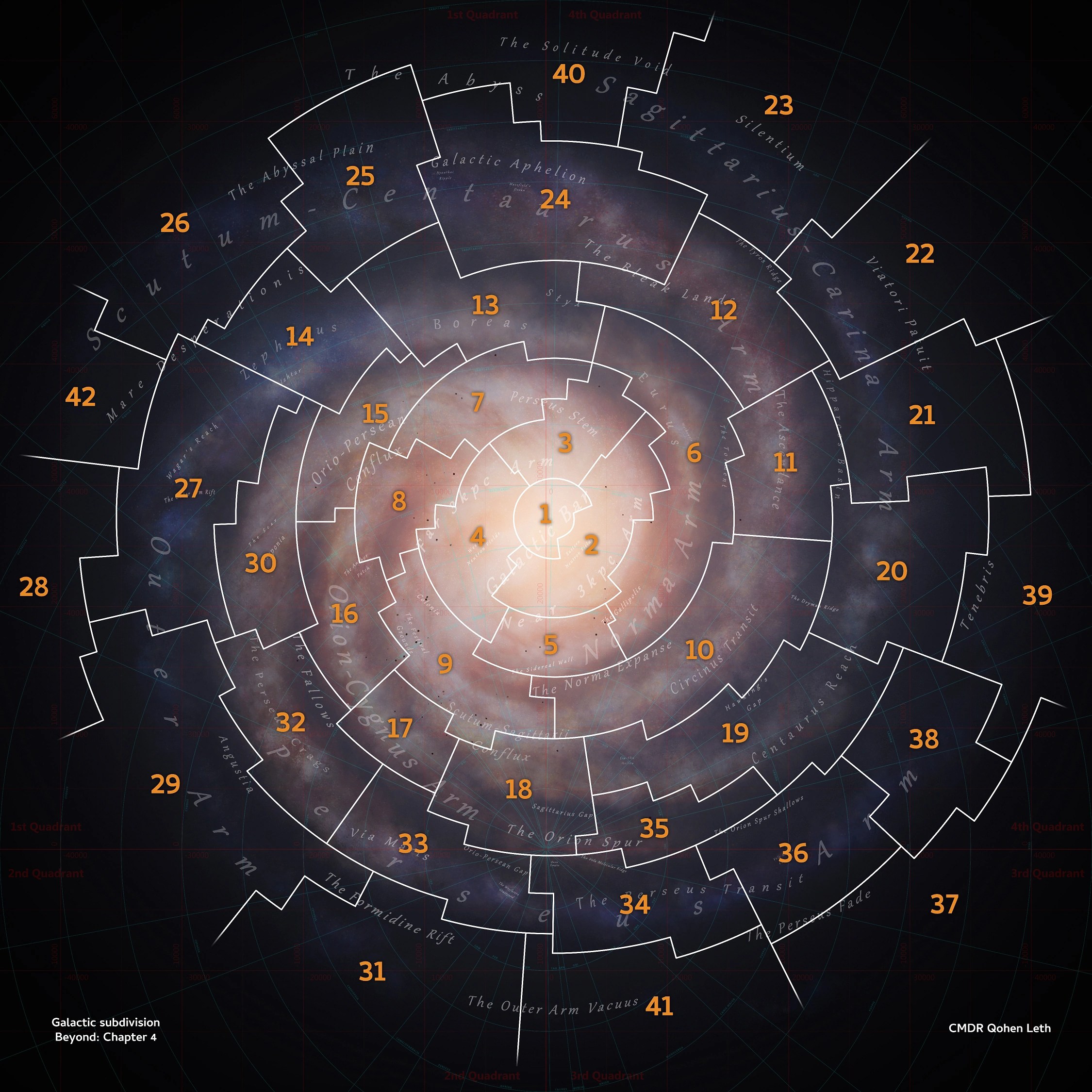 Elite Dangerous Star Map Galactic regions Elite Dangerous Wiki FANDOM powered by Wikia