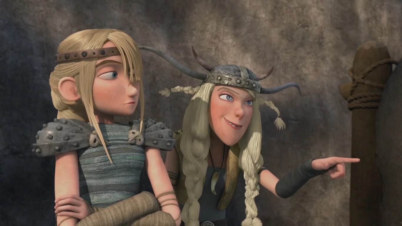 Image Ruffnut answering Tuffnut.jpg How to Train Your Dragon Wiki
